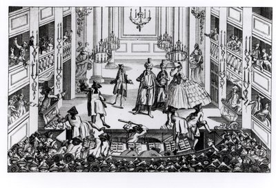 Riot at Covent Garden by English School
